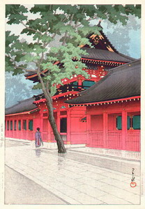 After Rain at Sanno Shrine 1938.jpg