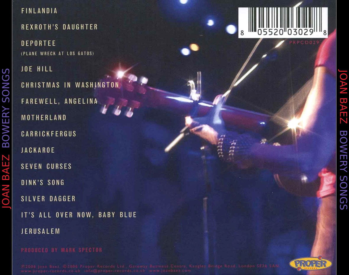 Joan Baez - Bowery Songs --b.jpg