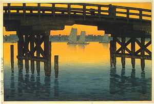 Kaminohashi Bridge, Fukagawa 1920.jpg