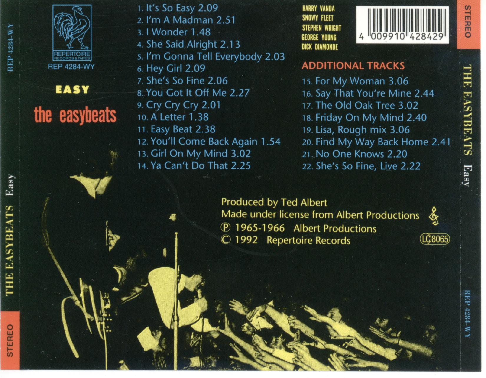 Easybeats, the -  easy - back.jpg